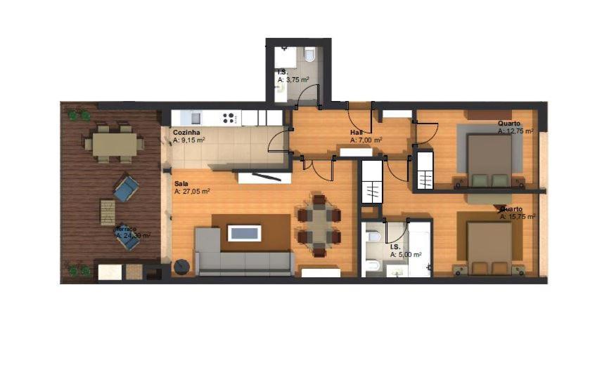 شقة Luxury River View House سيكسال المظهر الخارجي الصورة